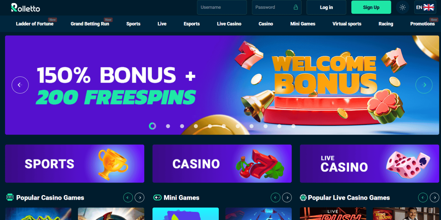 Rolleto – bookmakers not on GamStop
